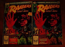 Raiders of the Lost Ark #1 ~ Set of 2 ~ Marvel Movie Spotlight & Special 81 ~ 82