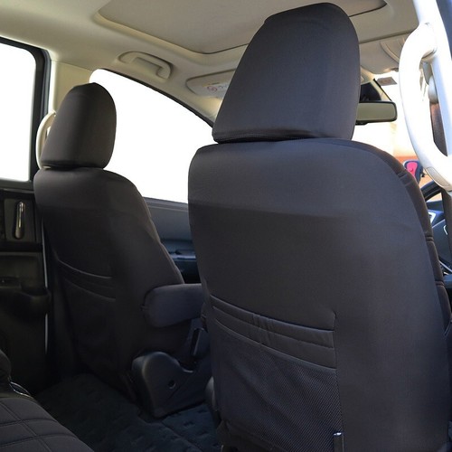 For Jeep Compass 2007-2025 Car Front Seat Covers Durable Leatherette Mesh 2PCS - Picture 4 of 10