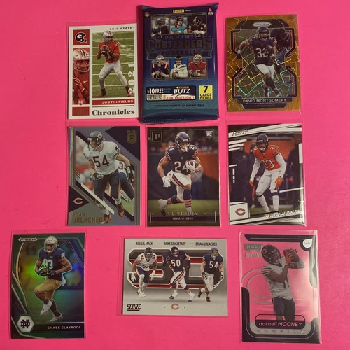 🎉Chicago Bears Justin Fields RC Herbert RC Contenders Sealed 🎉