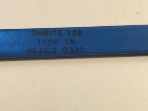 New OHMITE 100MEG 20KV 2.5W 1% 25ppm Resistor Thick Film - Picture 2 of 2