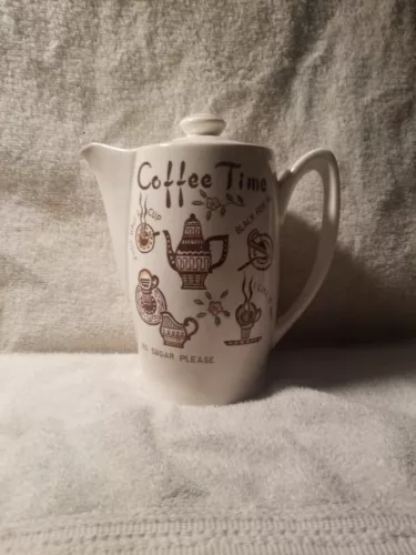 Vintage Mid Century Tilso Coffee Time Musical Coffee Server Made in Japan