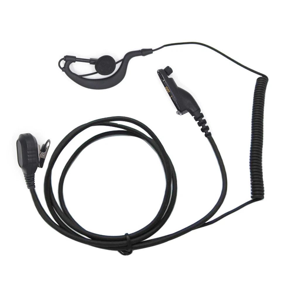 PTT Mic Swivel Earpiece for Motorola Radio Walkie Talkies DP4800 DP4801 DP4600