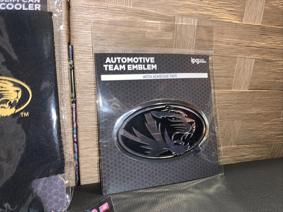 University of Missouri Mizzou Tigers Men's Gift Set 4pc. New - Image 3 of 4