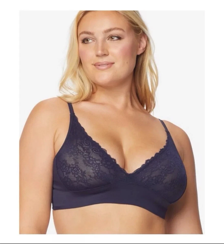 Ruby Ribbon Second Skin Lace Demiette- In Black Sz 34 #1776 NEW! - Image 2 of 4