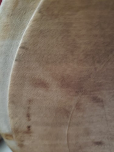 SYCAMORE CARVED ENGLISH WOODEN ROUND BREAD CUTTING BOARD 12" "BREAD" WHEAT GREAT - Picture 12 of 16