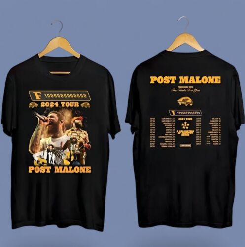 Post Malone The F-1 Trillion Tour 2024 Concert T-shirt Gift for Friend Size S-4X - Picture 6 of 6