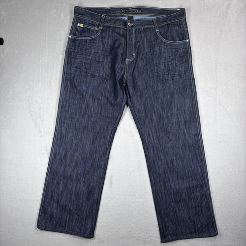 Southpole Jeans Size 42 x 30 Wide Leg Baggy Vintage Y2K Blue Pants Grunge Punk - Picture 12 of 17