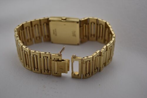 Piaget Dancer 18K YG Square Watch with Factory Diamond, Original Box, Excellent - Picture 15 of 17