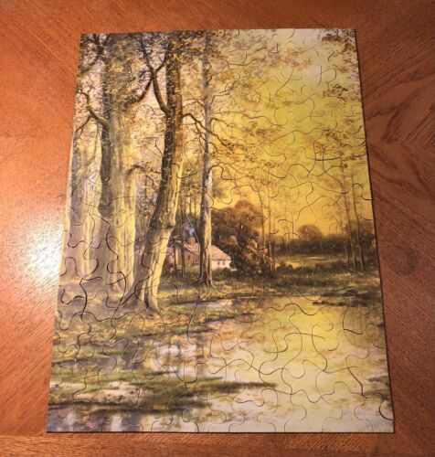 Vintage Masterpiece Picture Puzzle Complete Name ( Autumn Sun Set )