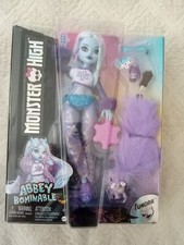 Monster High Abbey Bominable with Pet Mammoth Tundra & Accessories NIB