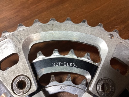 Raceface Turbine Carbon Crankset Canada 22/32/44 175mm Square Taper Merlin Ibis - Picture 7 of 21
