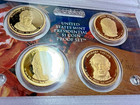 TWO (2) - 2009 U.S. Mint Presidential 1$ Dollar 4 Coin Proof Set. — photo 2