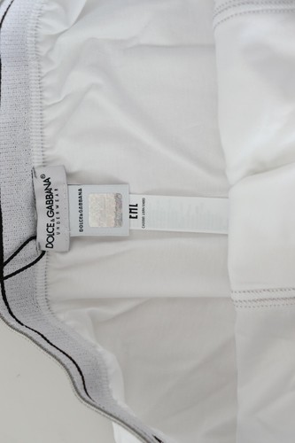 DOLCE & GABBANA Underwear White Cotton Stretch Regular Boxer IT3 / US XS $130 - Picture 2 of 5