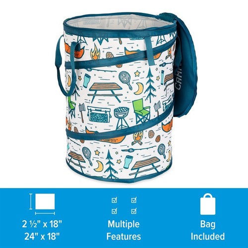 Collapsible Hamper Laundry Popup Basket 10 Designs for RV Trailer Motorhome Boat - Bild 9 von 85