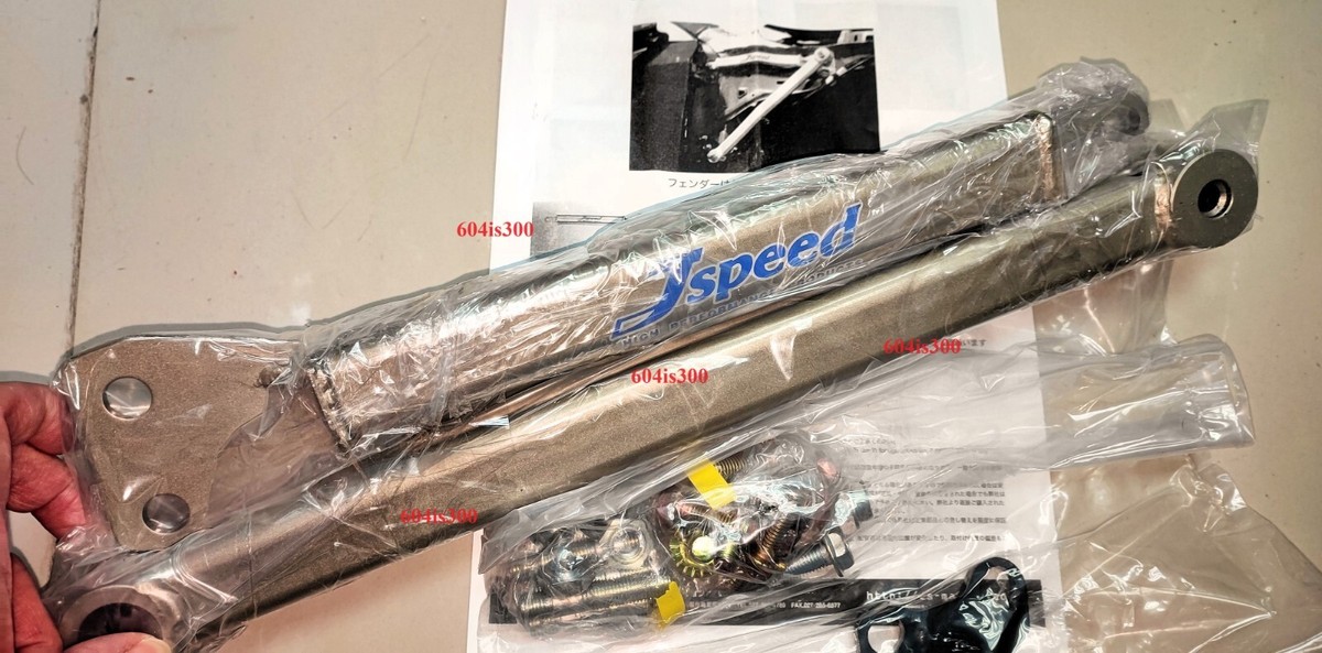 パーツ STI FD RD New JDM Jspeed Front Fender Brace Pair FOR Subaru Forester