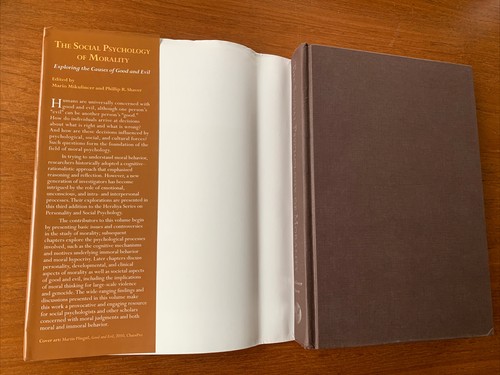 SOCIAL PSYCHOLOGY OF MORALITY: Exploring Causes of Good & Evil 2012 1st Ed H/C - Picture 3 of 10