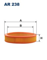 Filtron AR 238 Luftfilter For Ford Ford Australia