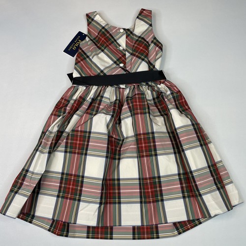 Polo Ralph Lauren Girls Dress Size 6X Plaid Holiday Christmas Dress - Picture 7 of 12