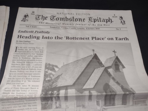 2010 Tombstone Epitaph Newspapers - Vtg Old West News - Entire Year 12 Issues - Picture 5 of 23