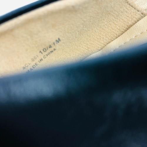 CL By Chinese Laundry 10 M Black Leather Pumps Shoes Lower Block Heel - Picture 7 of 8