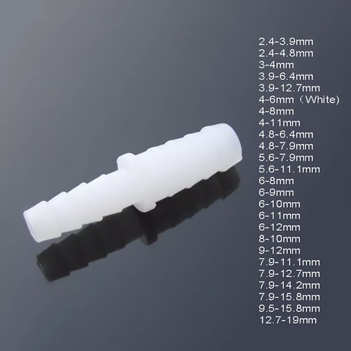 Riduttore Giunzione Dritta Tubo Plastica Spinato Connettore Tubo Aria Acqua - Foto 1 di 32