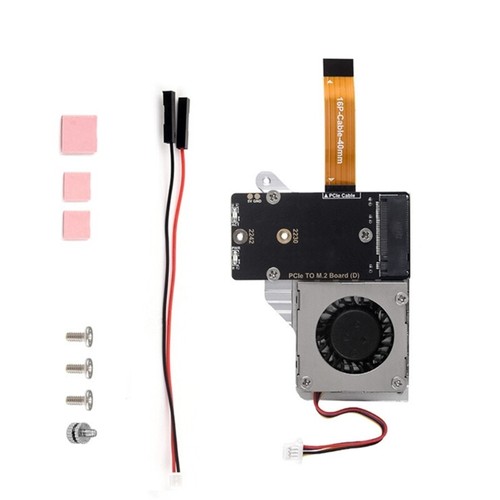 Pcie to M.2 Adapter Board with Cooling Fan for Motherboards 8Gbps Data Transfer - Afbeelding 7 van 8