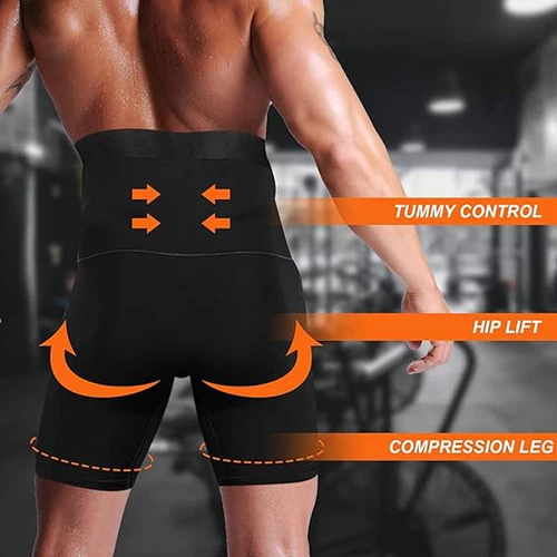 Men Faja Colombiana para Hombre High Waist Stomach Shaper Shapewear Boxer Briefs - Picture 8 of 29