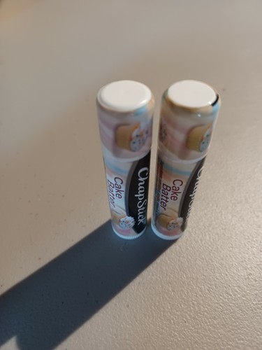 CHAPSTICK CAKE BATTER Flavor Lip Balm Lot of 2 New & Sealed Must Try! - Picture 2 of 2