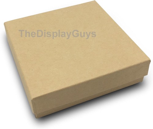 CARTONE SFUSO 3,5x3,5x1 #33 SCATOLE REGALO GIOIELLI cotone riempimento carta kraft spedizione - Foto 21 di 47