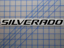 Silverado Decal Sticker 7.5" 11" 18" 23" Lift Exhaust Chevy Flares Duramax 1500