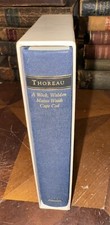 Henry David Thoreau A Week Walden Maine Library of America Hardcover Slipcase