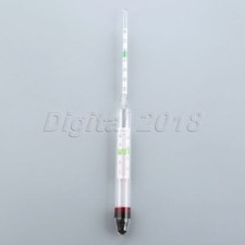 Aquarium Fish Tank Accessory Glass Float Hydrometer Thermometer Salt Marine 20cm