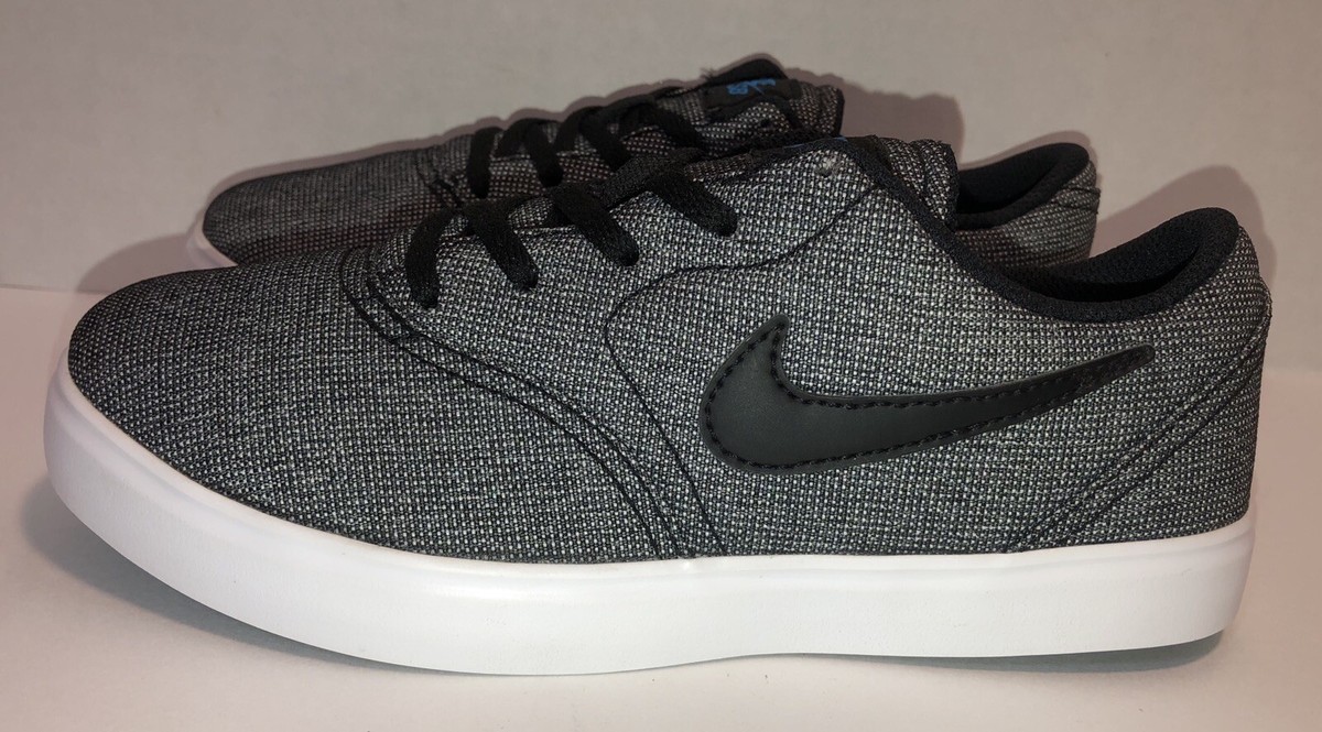 Solar Canvas Sb Check Solarsoft Skate Shoes Black/white Check