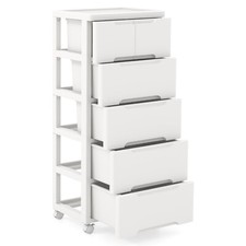 Movable Storage Organizer Unit Storage Cart Storage Cart Container 6 Drawers
