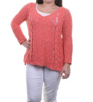 Free People Casblanca V-neck Knit Sweater Tomato Size Xs on sale Free People Casblanca V-neck Knit Sweater Tomato Size Xs on sale