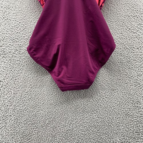 TYR Swimwear Womens 8 Red Burgundy Narciso Full Coverage One Piece - Picture 11 of 12