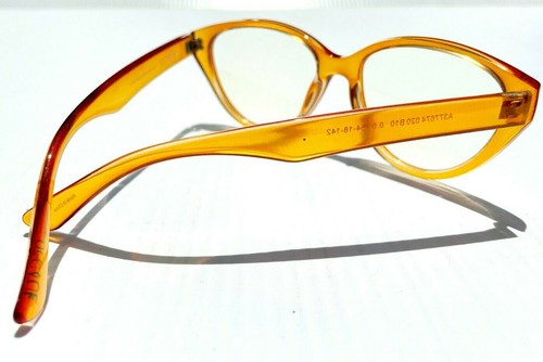 BLAULICHT blockierende Leser Computer Gaming Brille Gold Kristall Cateye STELLA - Bild 3 von 11