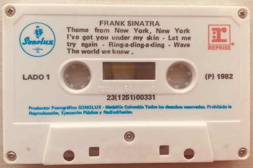 Frank Sinatra - Five Ultra Rare Original Sonolux Cassettes Tape Colombia 5 Pcs - Picture 4 of 19