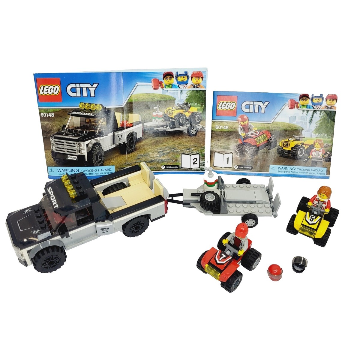 Lego 60148 Lego Wheeler Instructions Four Wheeler Lego Side By