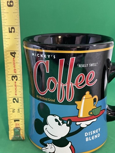 DISNEY Theme Park Mickey's Coffee and Mickey and Minnie Clear Coffee Cup - Picture 2 of 13