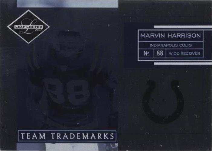 2007 Leaf Limited Marvin Harrison #TT-27 - 1 of 2