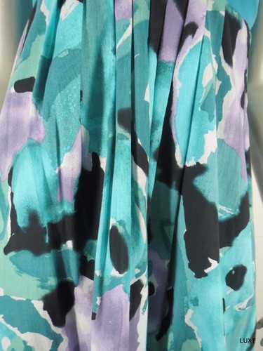 Vestido Susana Monaco Mini Halter NUEVO Talla 6 S Azul Calce Floral Llamarada Fiesta Cóctel - Imagen 4 de 9