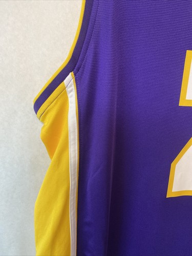 Lonzo Ball Jersey Los Angeles Lakers #2 size Large Fanatics Dri-fit - Picture 12 of 15
