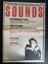 PYSCHEDELIC FURS - SOUNDS COVER PAGE - 1987 15x11"' Poster Size Advert L381