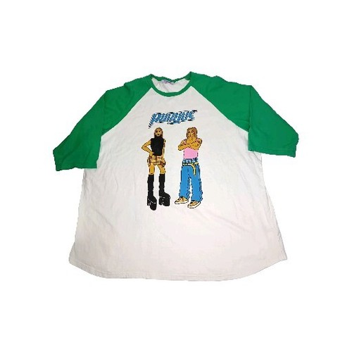 Punyus Japan Plus Size 20-22 (4) Graphic Print Designer T Shirt Top