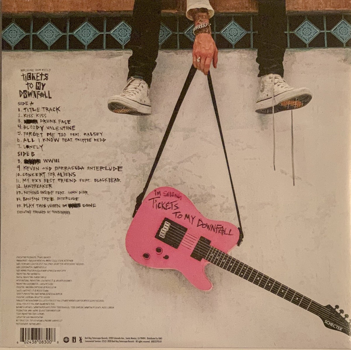 MACHINE GUN KELLY - TICKETS TO MY DOWNFALL; LE Pink Vinyl +