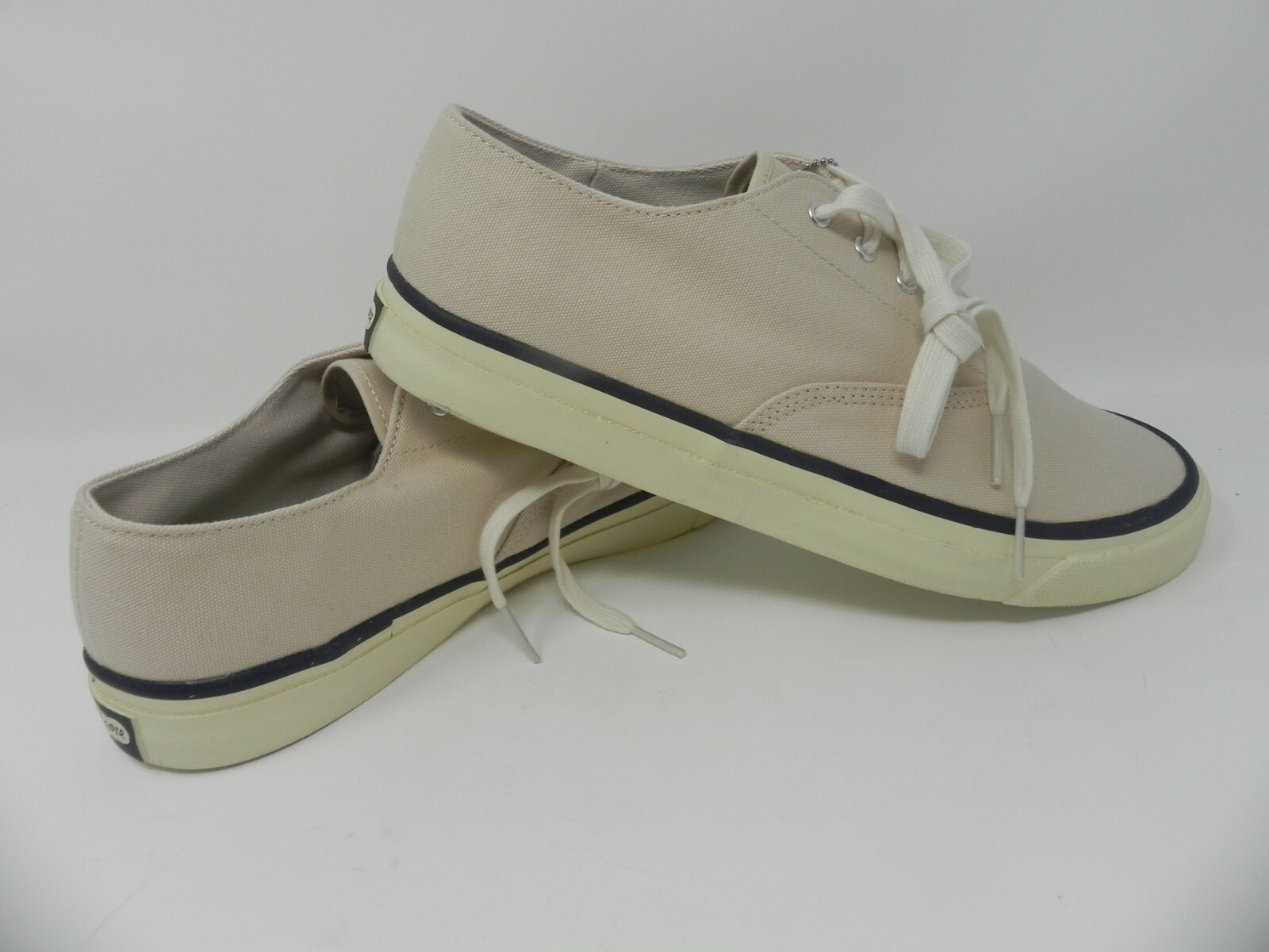 Men's Sperry 75th Anniversary CVO Canvas Sneaker shoes Birch Off White 10.5 D Men's Sperry 75th Anniversary CVO Canvas Sneaker shoes Birch Off White 10.5 D