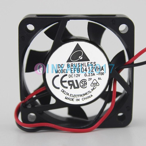 1PCS New fan 40*40*10mm 2pin 12V 0.23A EFB0412VHA - Afbeelding 3 van 5