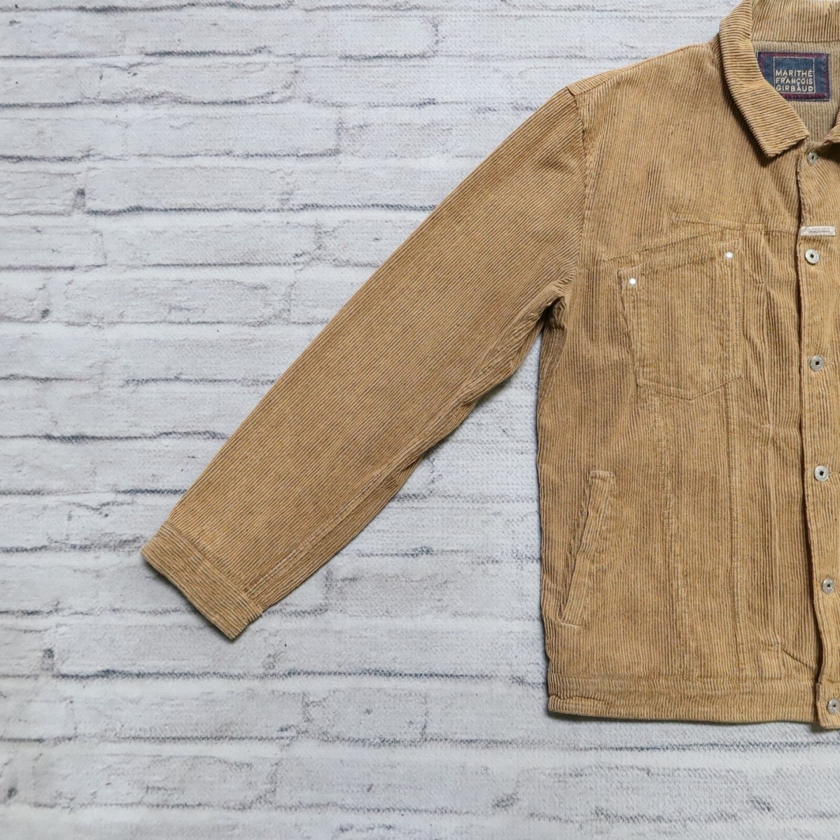 Vintage 00s Marithe Francois Girbaud Corduroy Trucker Jacket