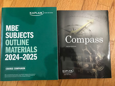 2024 - 2025 Kaplan Bar Review Multistate Bar Exam. Compass 5th ed. 9781506294650